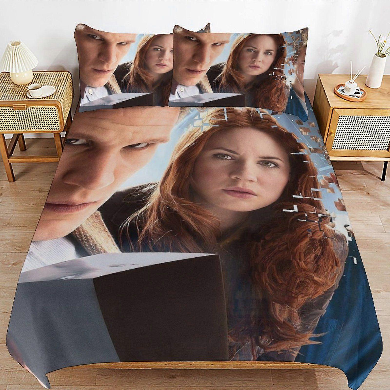 e119 Doctor Who The Animated Series Complete Bed Solution Long Thread Use Durable Zip Soft Touch Duvet Cover Sets Practicality a119