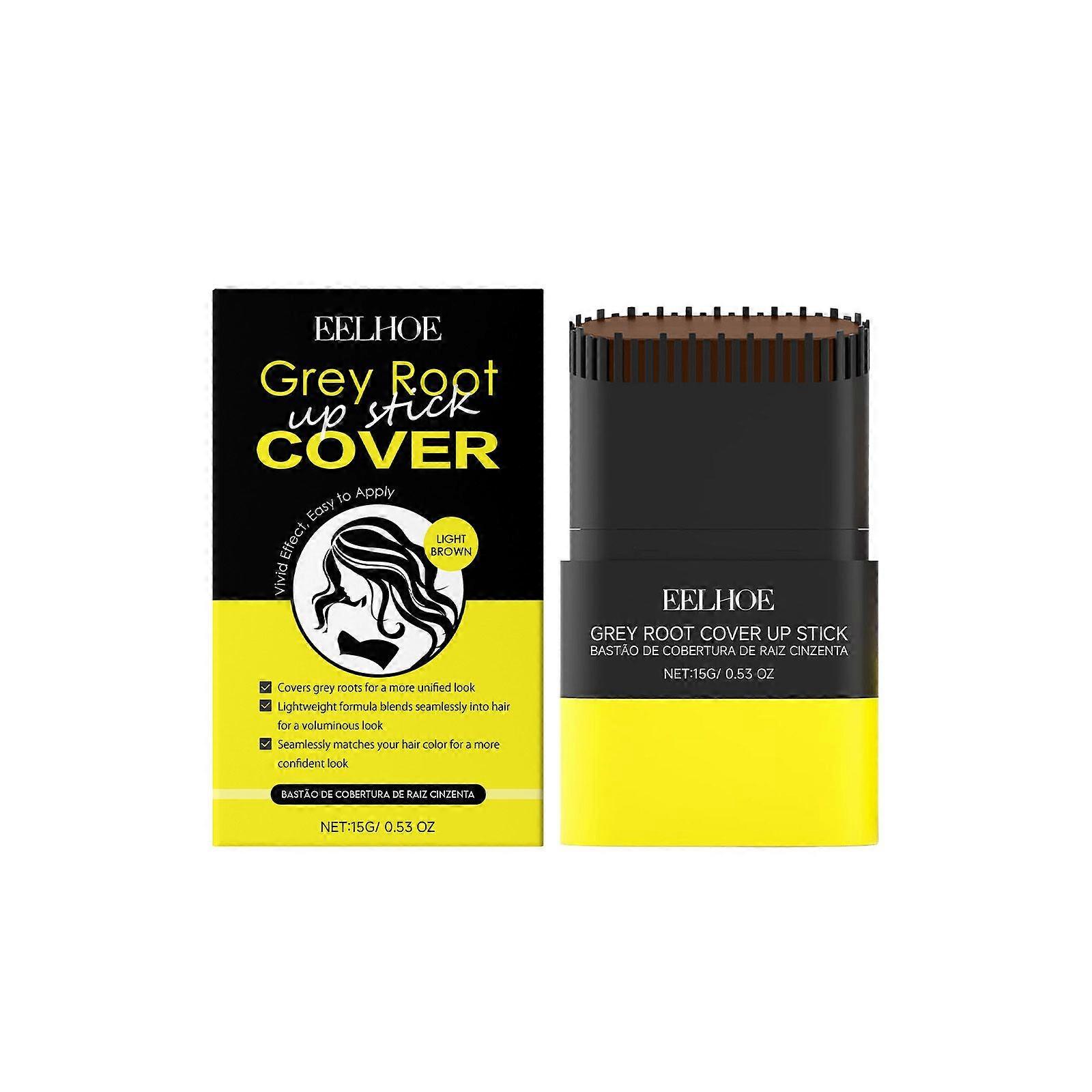 Eelhoe Light Brown Root Touch-Up Stick Temporary Hair Color For Natural Root Coverage