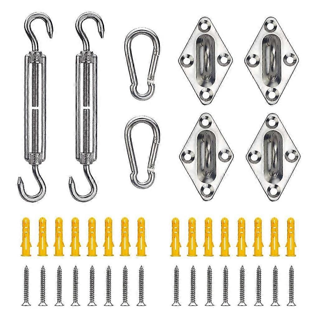 40pcs 304 Heavy Duty Stainless Installation Replacement Installing Shade Sail