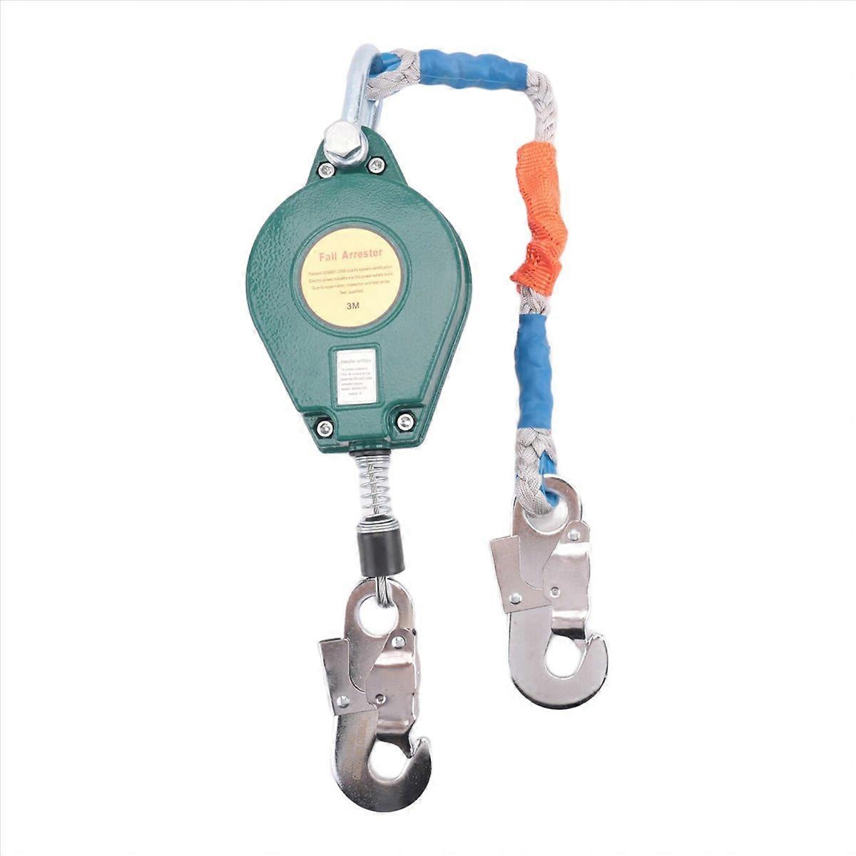 High Altitude Fall Protection Device 3 Meter Descender Safety Belt Fall Arrester Automatic Rope Lock