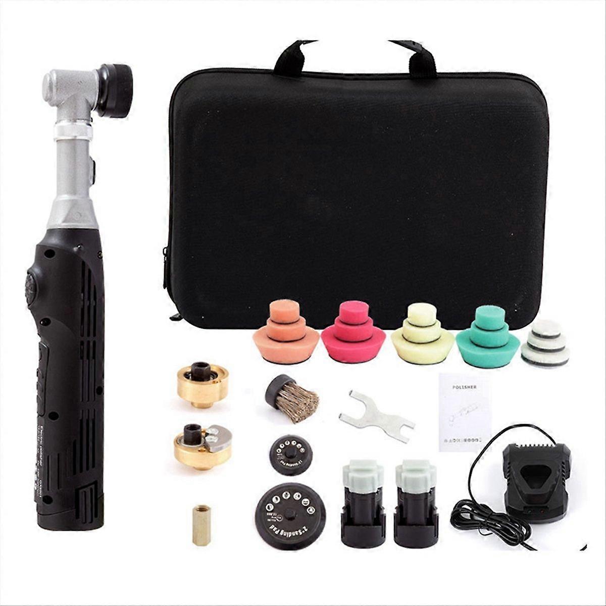 Mini Car Polisher 12V Battery-powered Polishing Machine EU Plug