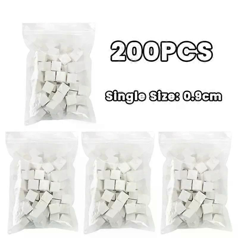 Mini White Square Nail Sponge Set Gradient Nails Brush Soft Mini Nails Smudge Tool DIY Manicure Makeup Sponge with Grabbing Pen