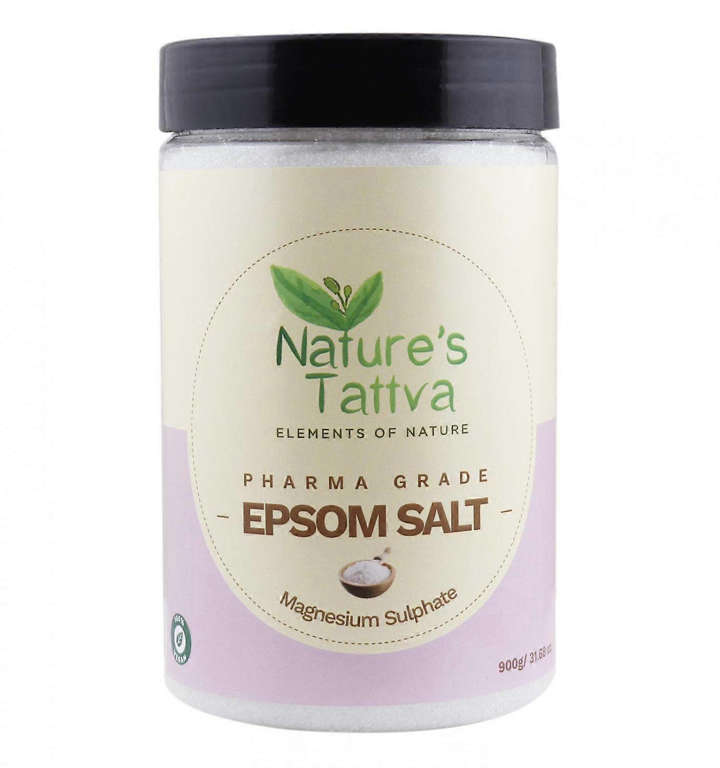 Эпсомcкая (английская) соль (900 г), Pharma Grade Epsom Salt,  Nature's Tattva