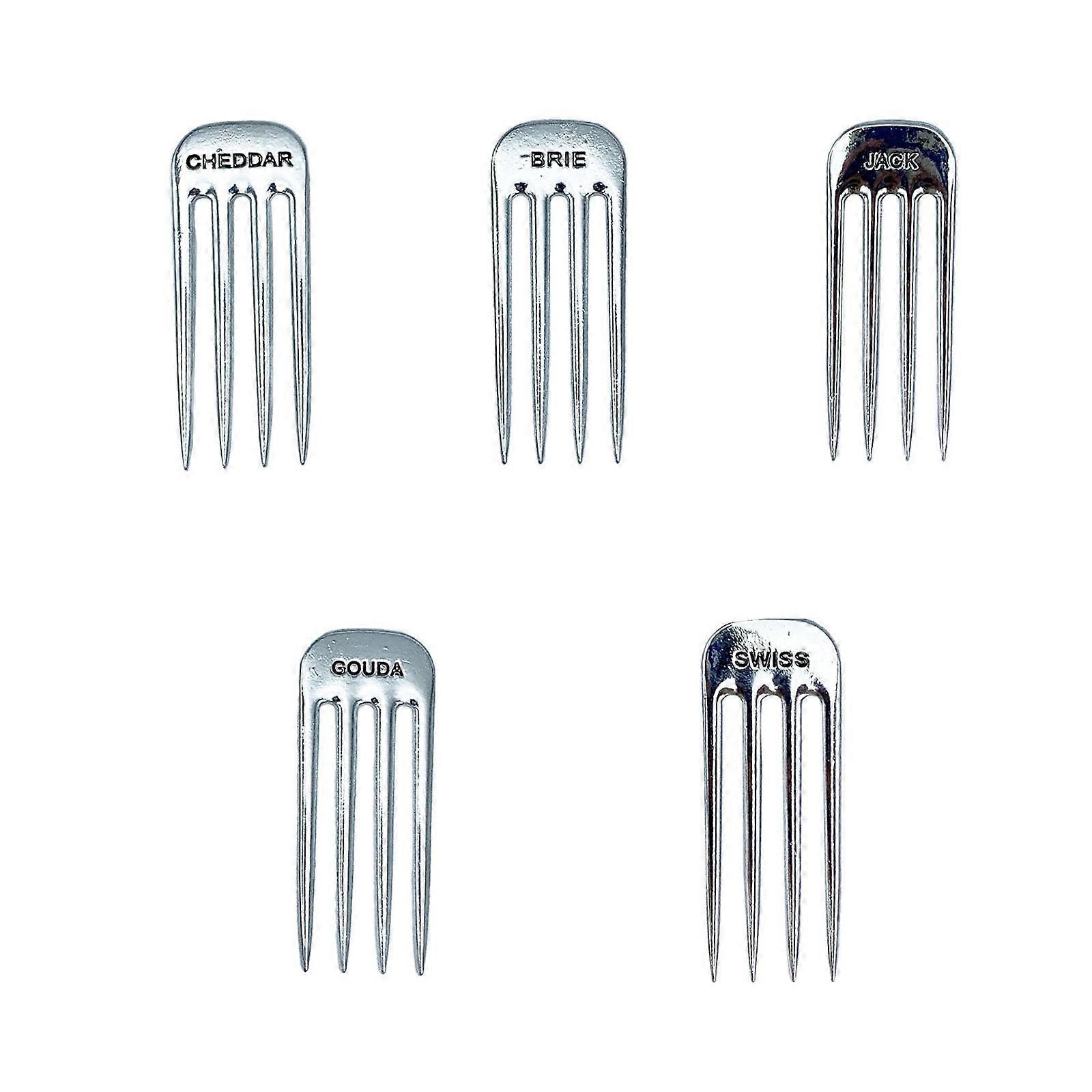 Dishwasher Safe Practical Cheese Markers Multipurpose Metal Food Identifiers Cheese Stamping Tool Kitchen Implement Multicolor