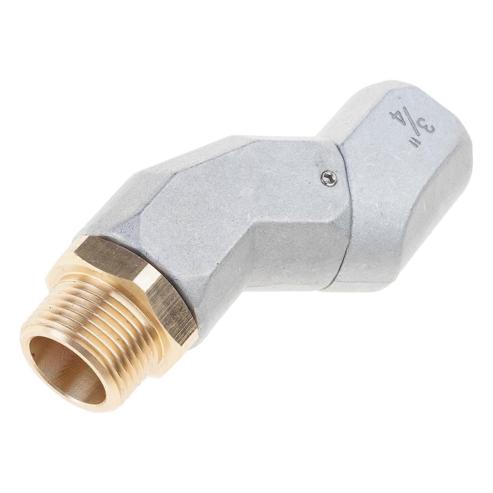 3/4Inch Fuels Hose Swivel 360 Rotaing Connector Fuels Hose Swivel Fitting for Fuels Transfer Pump Fuels Hose Fitting Nozzle Multicolor