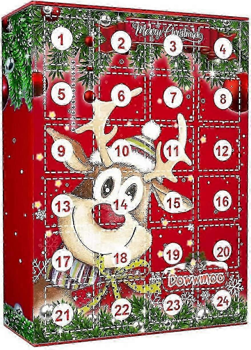 Christmas Tree Advent Calendar 2025 with 24 Small Pendants for Children