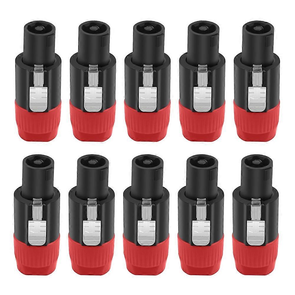 4Pin NL4FC Speaker Connector Ohm Plug Speaker Audio Cable Adapter,B