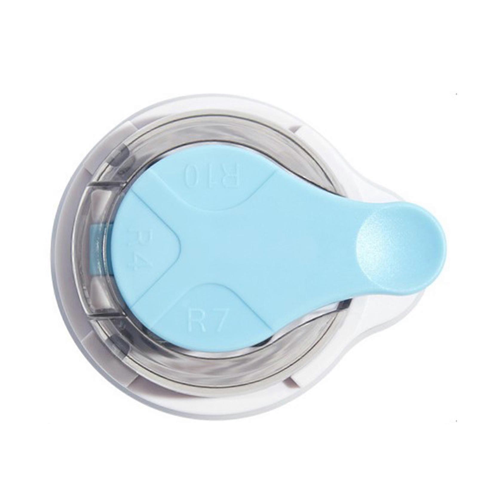 Versatile Corner Rounder Punch Cutter R4/7/R10mm Round Corner Trimmer for Office and Craft Use Trimming Projects  light blue