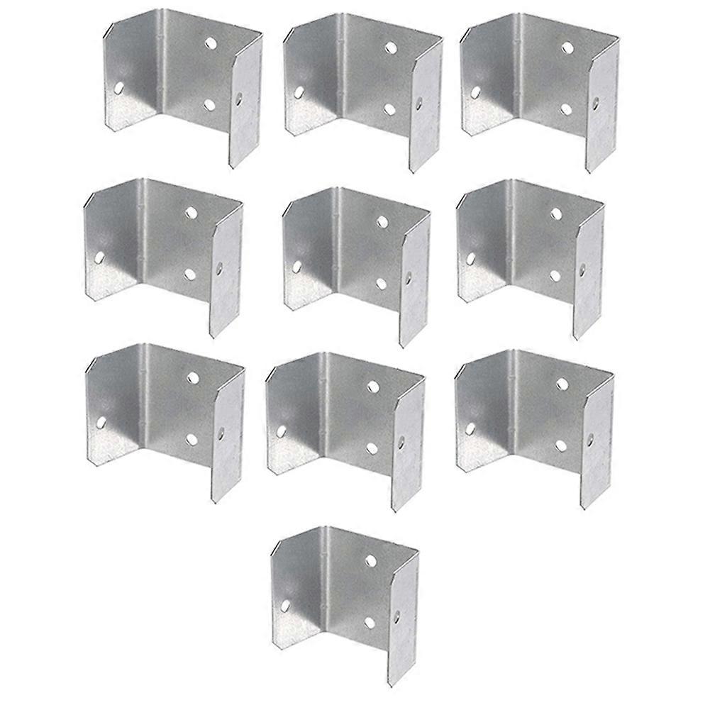 Fence Panel Clips Trellis U Clip Bracket for Timber Posts, Secure Fence or RefixPanel Galvanised Fencing Clips 35mm