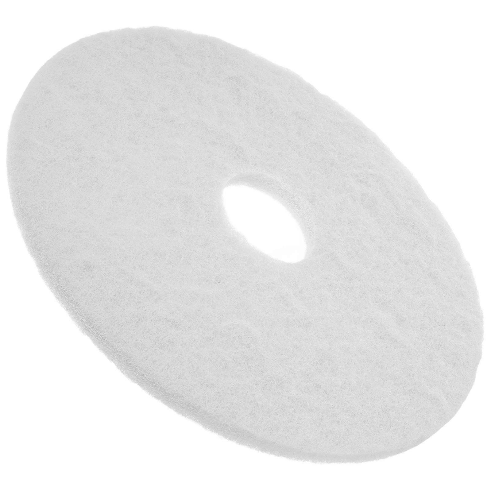 Floor Polisher Floor Buffer Pads for Effective Cleaning White Fabric