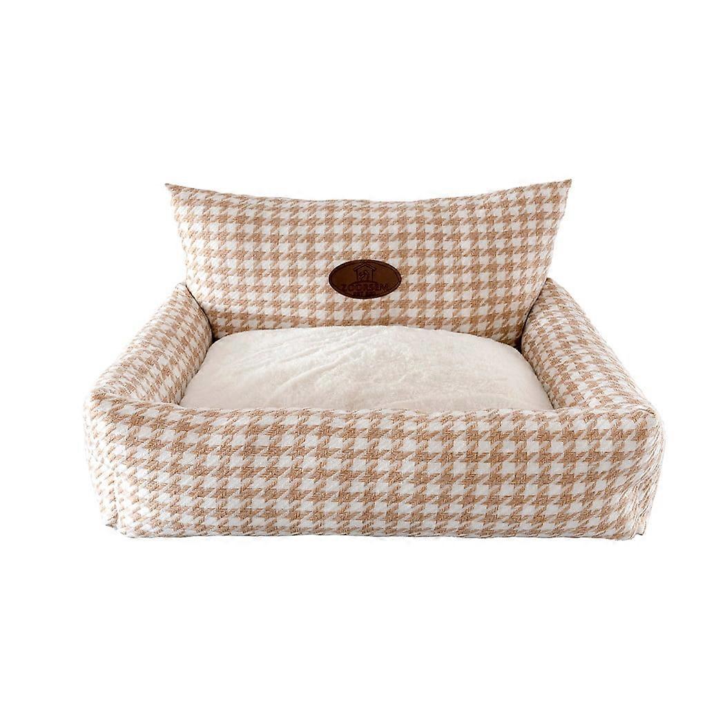 Winter warm home fabric houndstooth pet removable and washable sofa