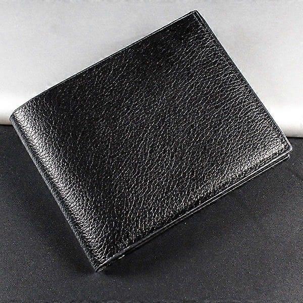 Men's Leather Wallet - Black