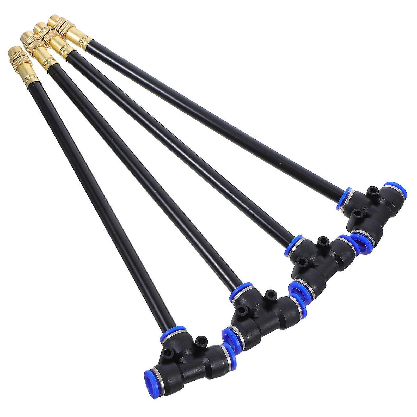 4Pcs Brass Mist Nozzle for Cooling Garden Adjustable Copper Atomizing Sprayer