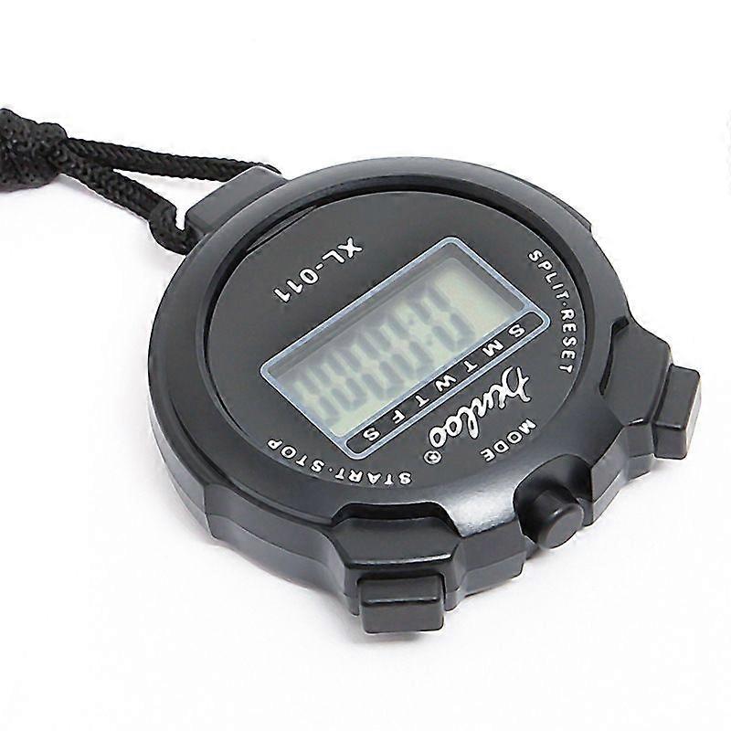 Sports Stopwatch Timer Lap Split Digital Stopwatch with Clock Calendar Alarm, Large Display Shockproof Stopwatch