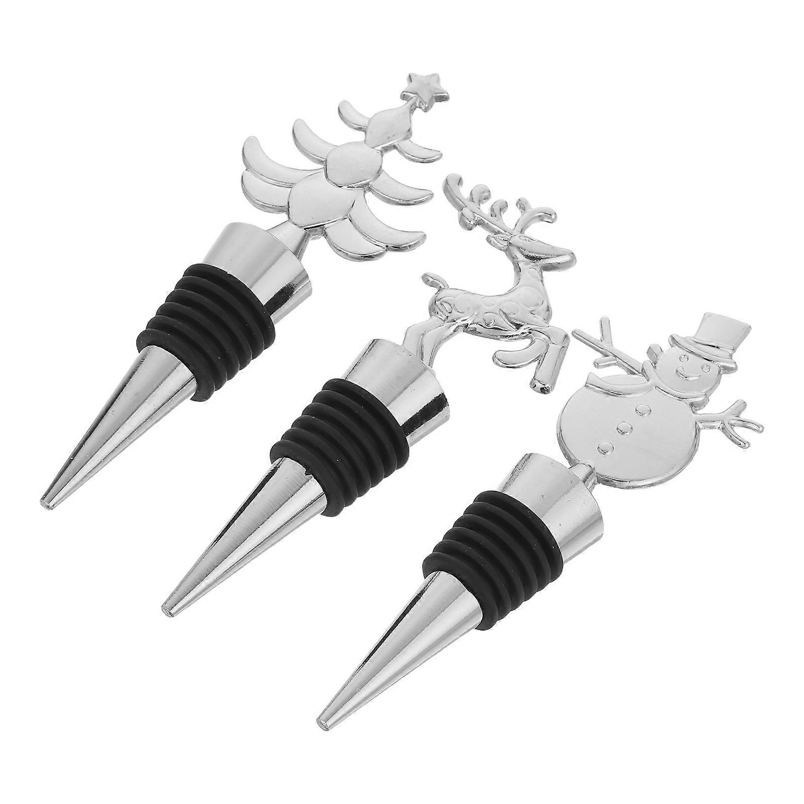 Silver Christmas Leakproof Metal Saver 3Pcs