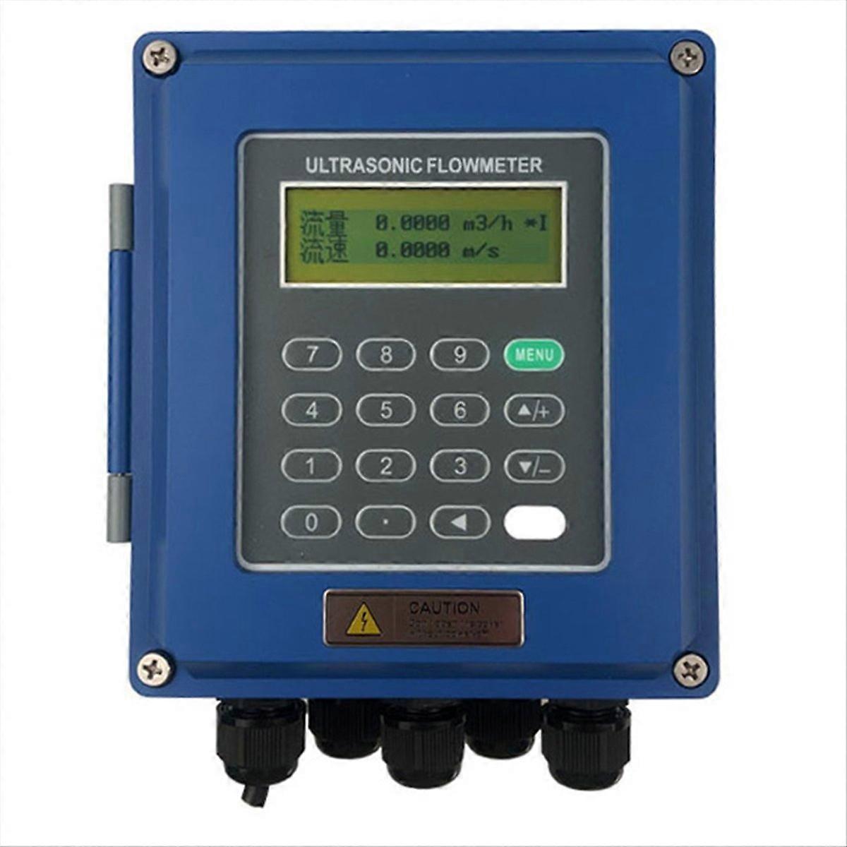 TUF-2000B DN25-100mm -1  ducer Wall-Mounted Liquid Water Flow Meter Flowmeters RS485 Modbus