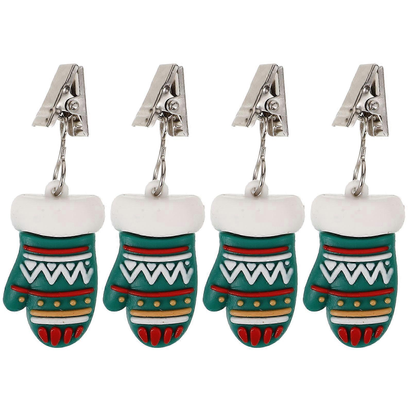 Tablecloth Clips Table Cloth Clips for Decor 4Pcs Assorted Color