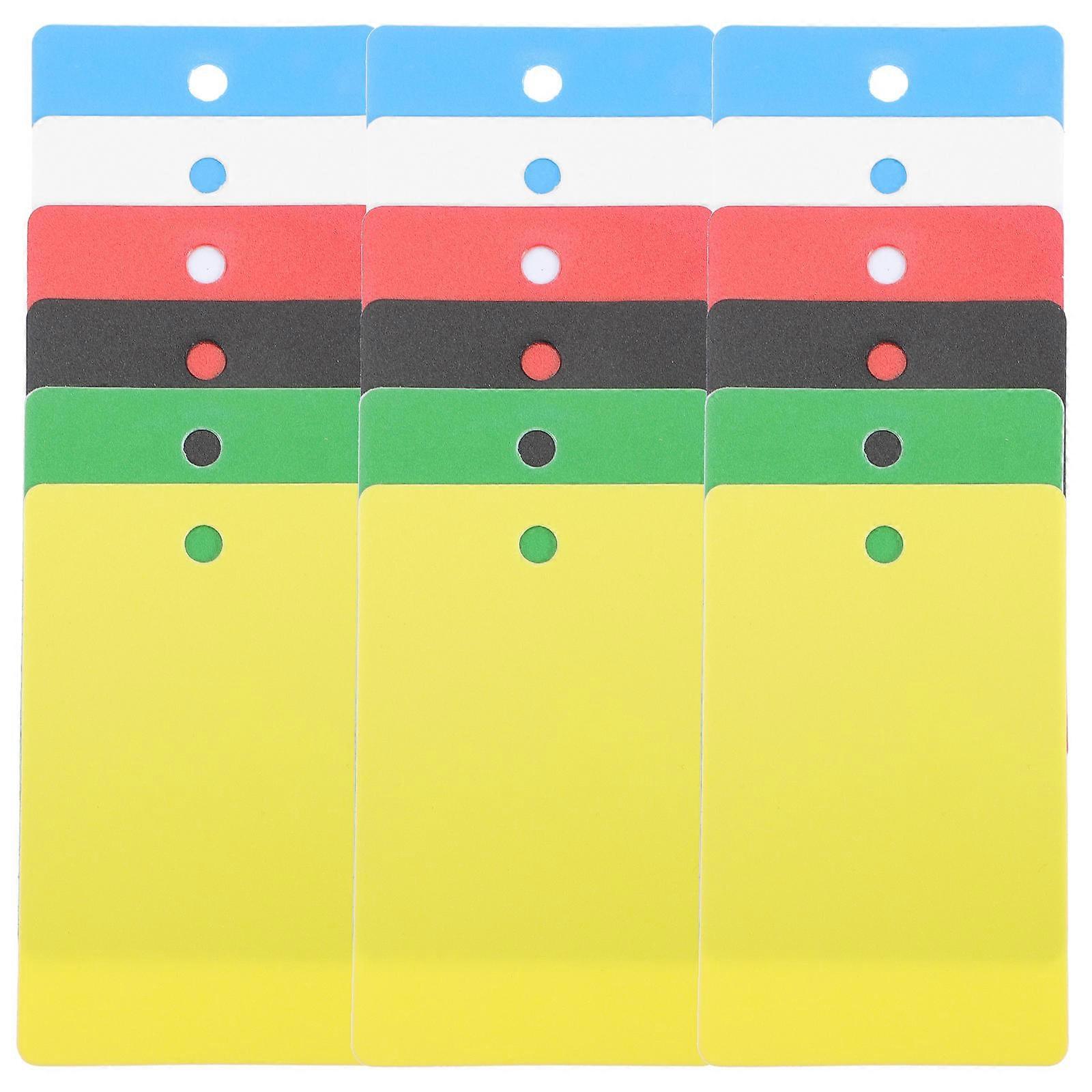 Assorted Color Vertical Badge Buddy Id Card Holders for Hospital 60Pcs Pack