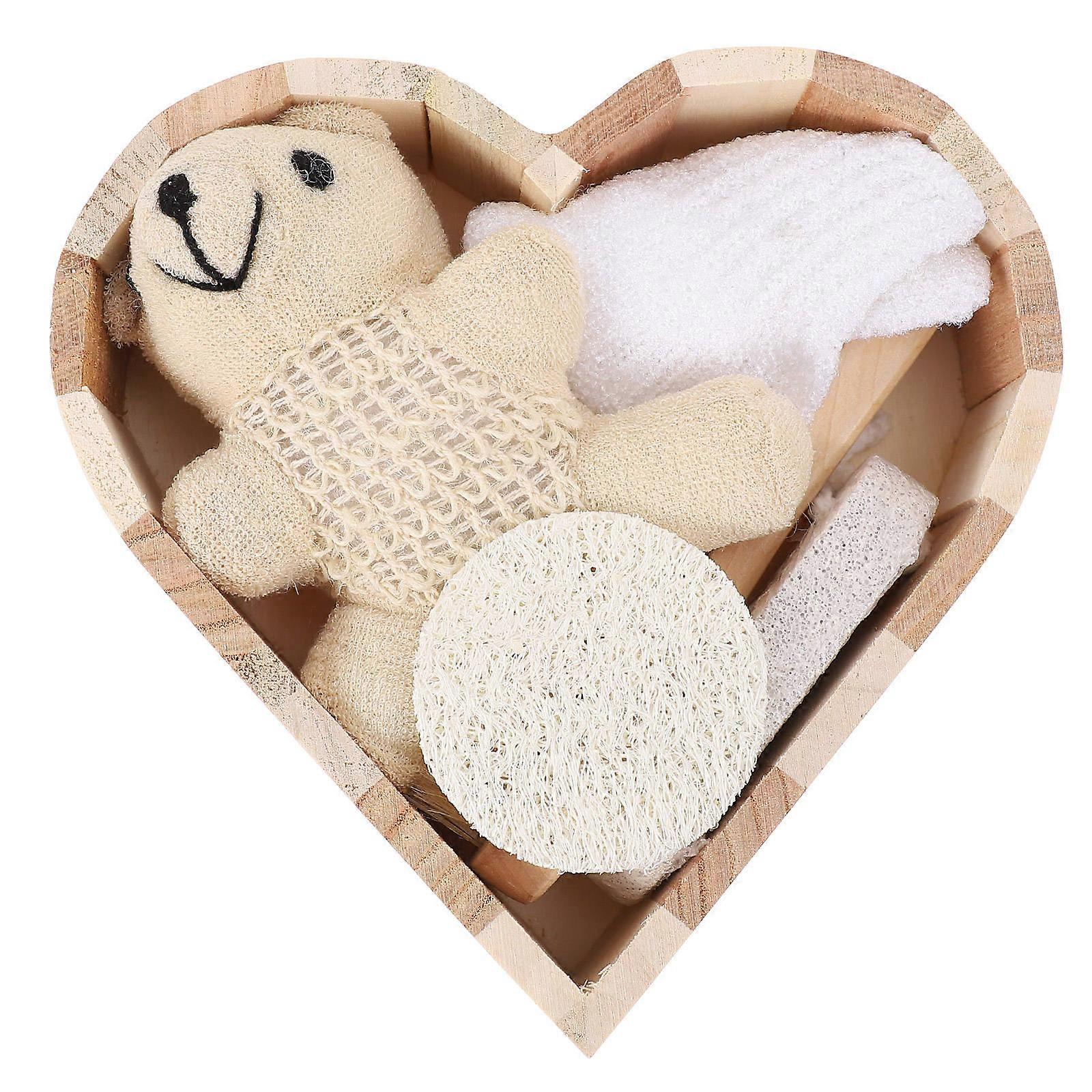 Bathing Supplies Set with Loofah and Brush for Relaxation 1Set