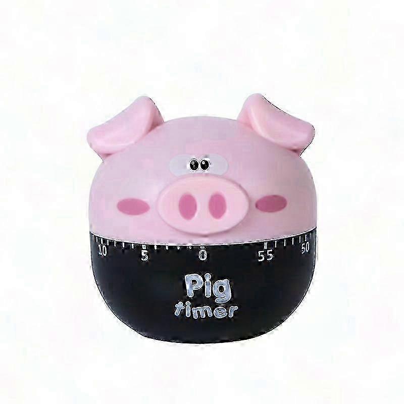 60-minute Kitchen Timer - Mechanical Alarm Clock In Steel/plastic, Pink