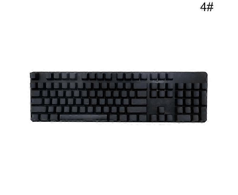 108Pcs/Set PBT Color Matching Light-proof Mechanical Keyboard Keycap Replacement - 4#