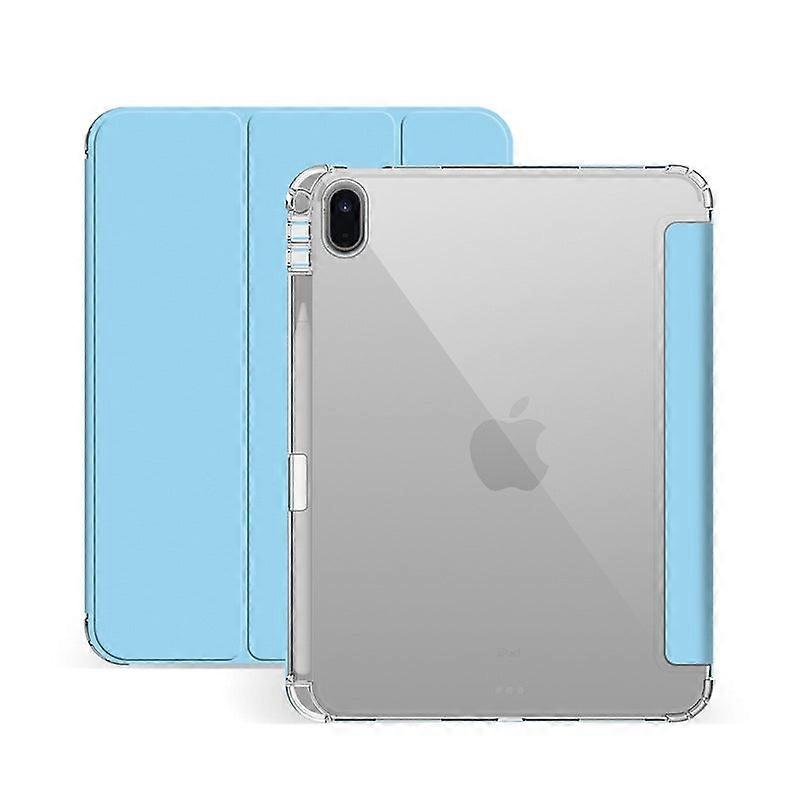 Stylish Case For Ipad 10 Sky Blue "high Transparent Soft Leather"