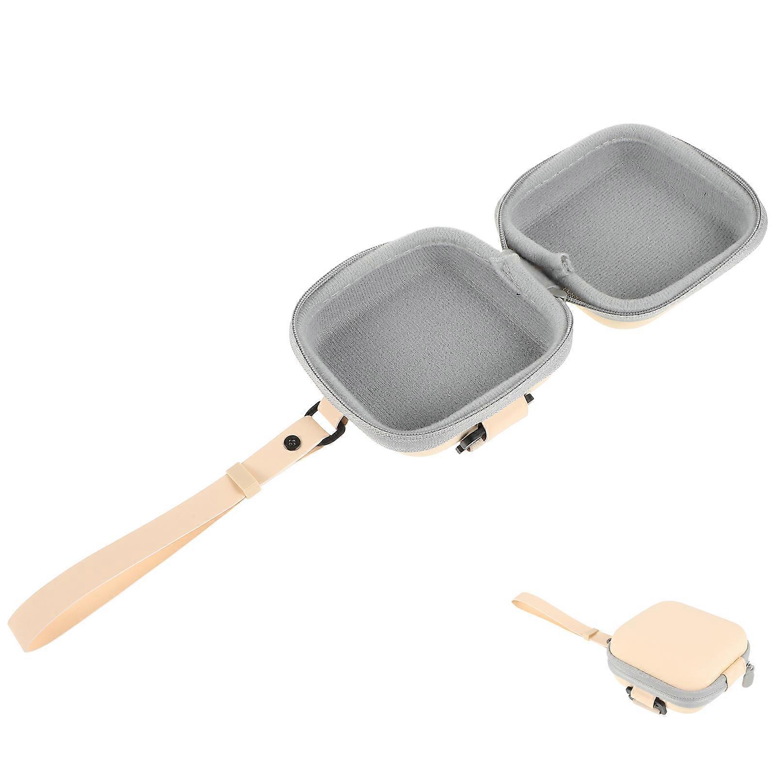 Square Earbud Case Portable Foldable for Storage 5Pcs Hard Carrying Case Bag