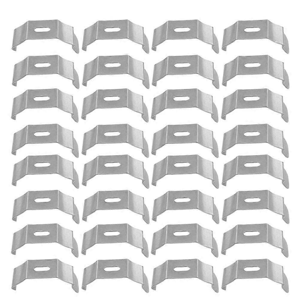 50Pcs Vertical Blind Top Bracket for Roller Shades Installation Silver Iron