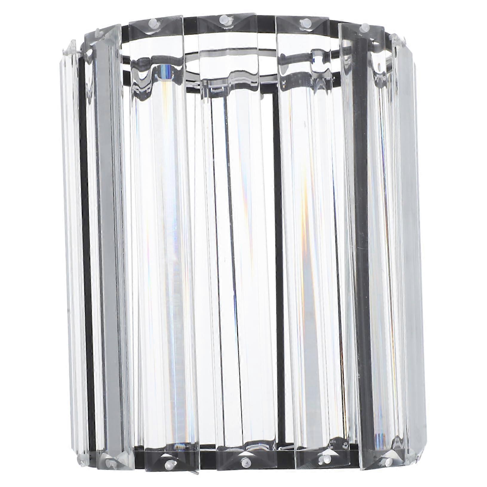 Elegant Faux Crystal Pendant Lamp Shade with Durable Metal Frame for Modern Ceiling Lighting Ref:3765