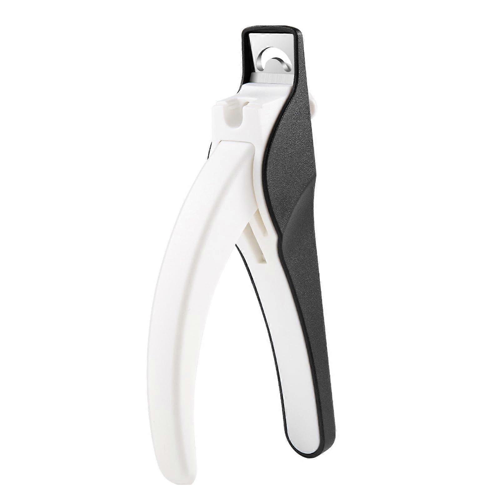 Professional Stainless Steel Nail Tip Cutter with Adjustable Length Control and Ergonomic Grip
