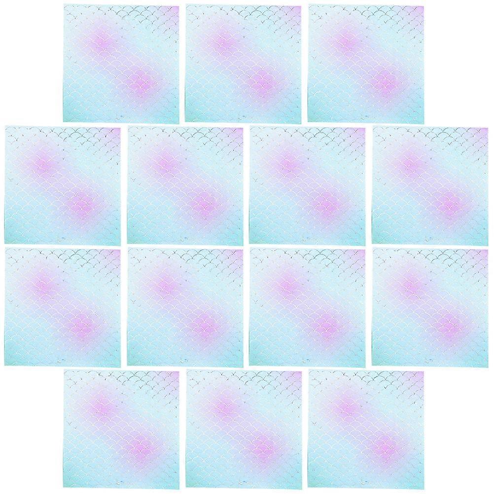 Fish Scale Napkin Decorative Tissue Paper for Party Use 48 Sheets