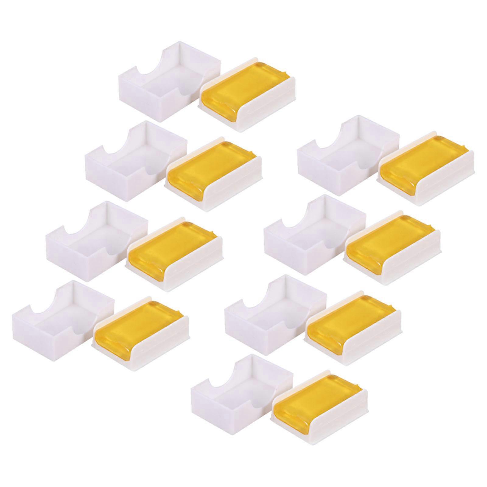 Rosin for Stringed Instruments Projection Promotion Clear Bow Articulation Rectangular Shape 4.60X3.00X1.60cm 8Pcs