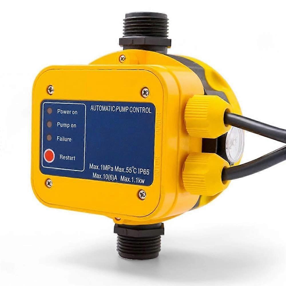 Automatic Water Pump Pressure Controller 145 PSI Electronic Pressure Switch 110V Energy Saving