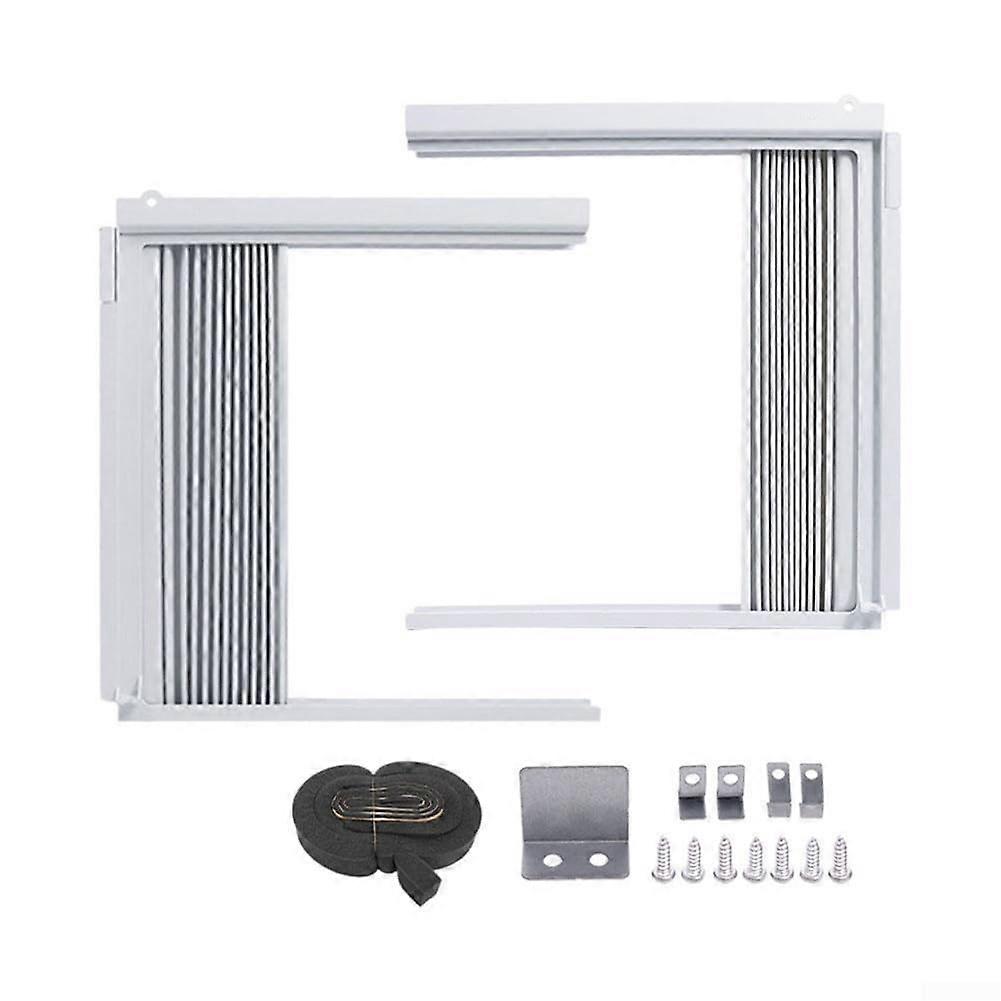Window Air Conditioner Side Panels AC Replacement Kit Expandable Insulated Draft Blocking White 291x323mm
