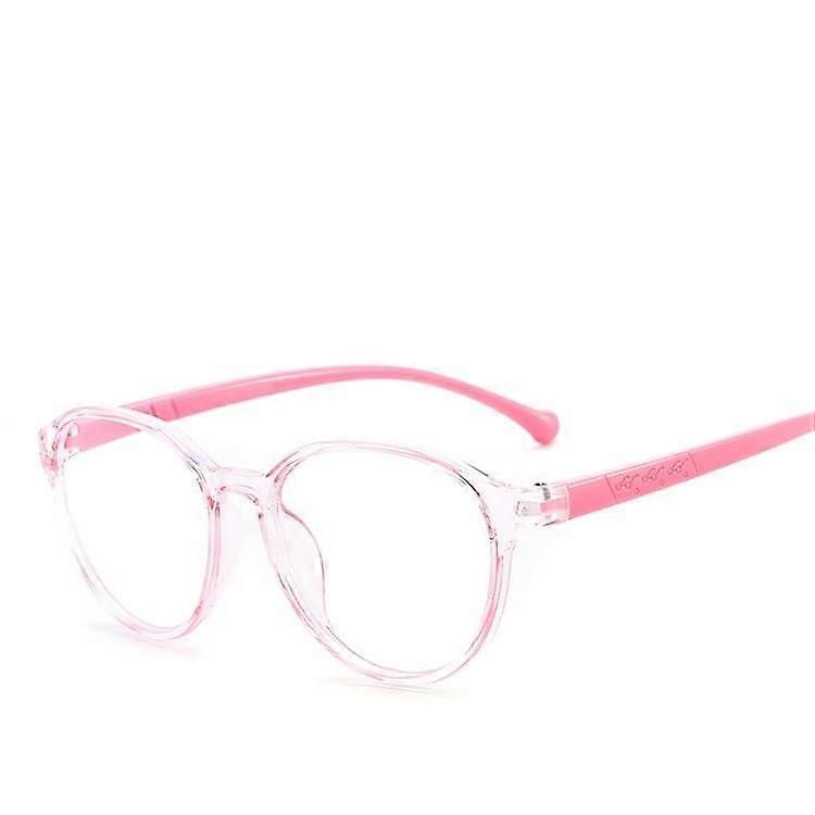Retro Round Blue Light Reading Glasses +2.50 Pink Anti Eyestrain Computer Reader Eyewear