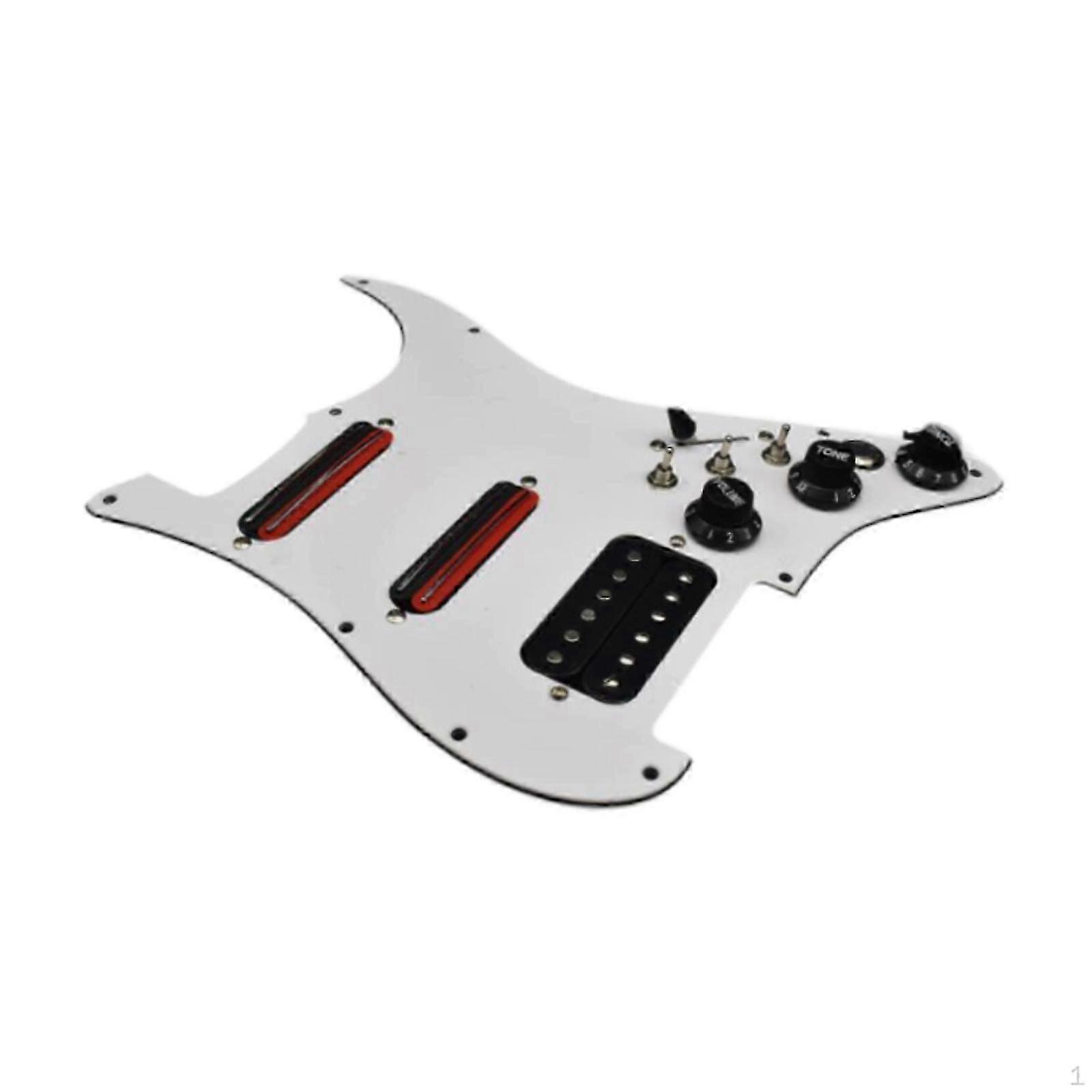 2025 Electric Guitar Pickguard with SSH Pickups, Replacement Scratchplate for Stringed Instruments