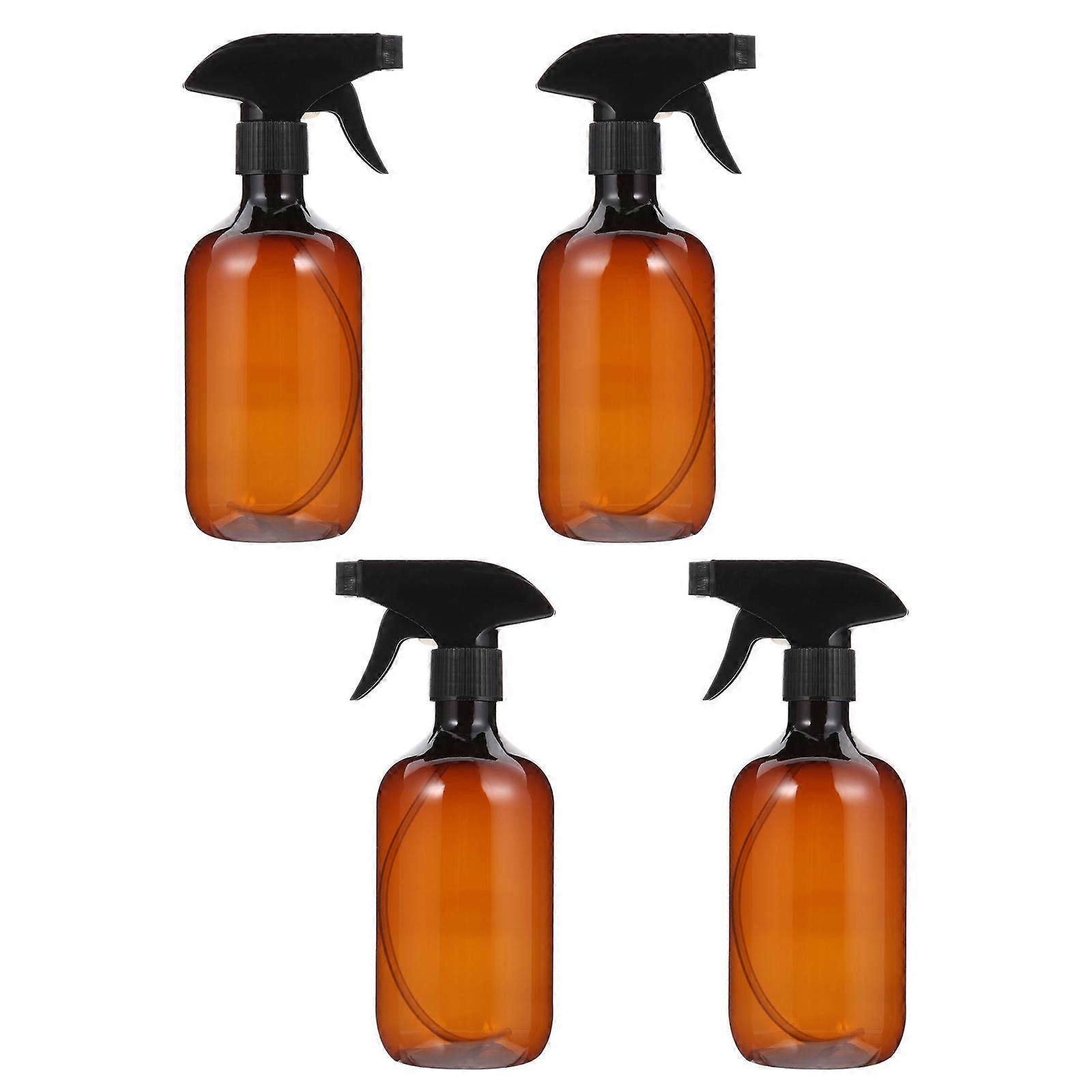 Spray Bottle Liquid Plastic Sprayer for Storage 4Pcs 500Ml Refillable