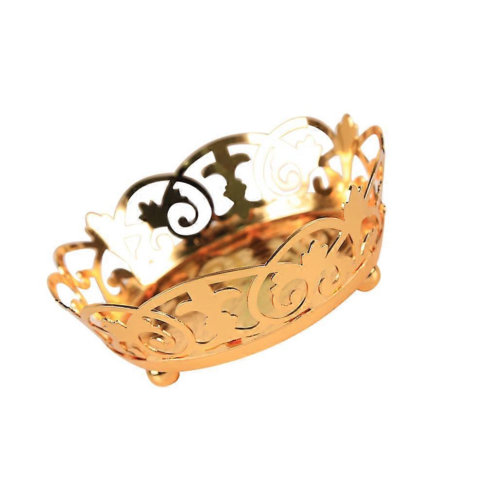Golden Multi-Function Dessert Tray Candy Container for Home