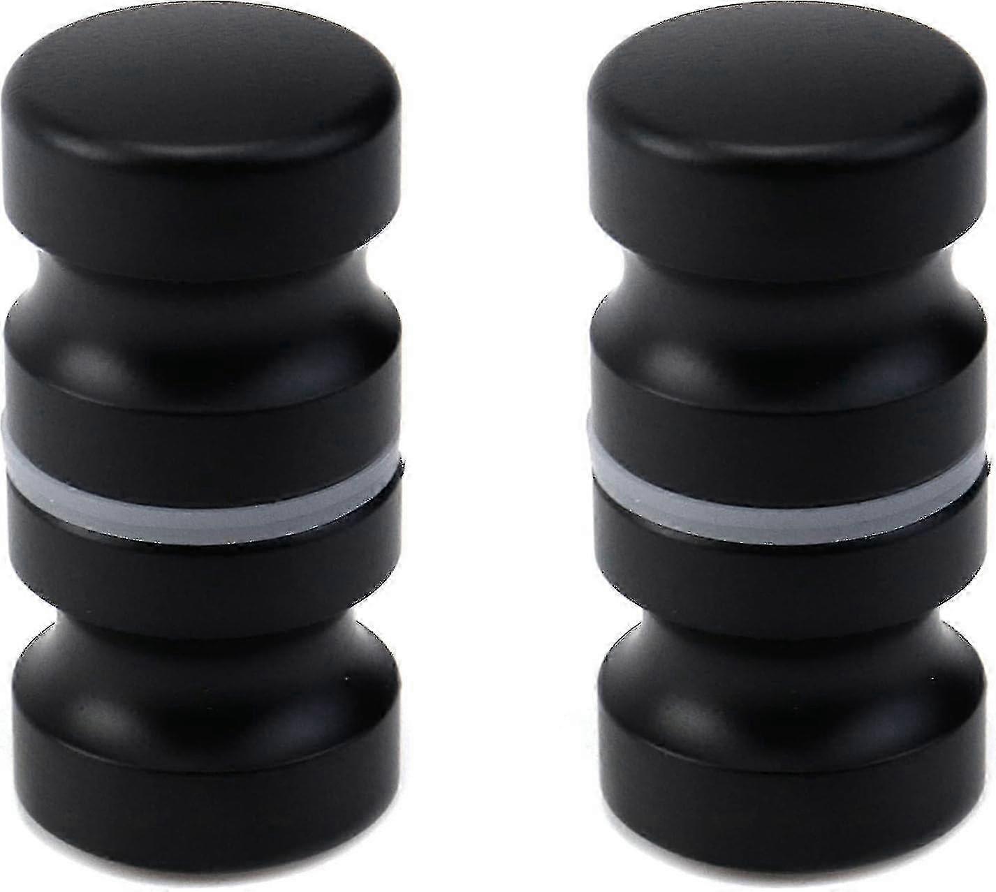 2026 2pcs Black Bathroom Pull Handles, Shower Glass Door Knobs, Back To Back Shower Door Knobs