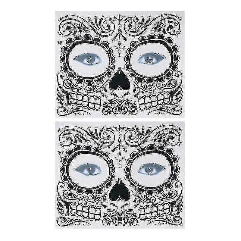 Skeleton Face Tattoos 26-27s