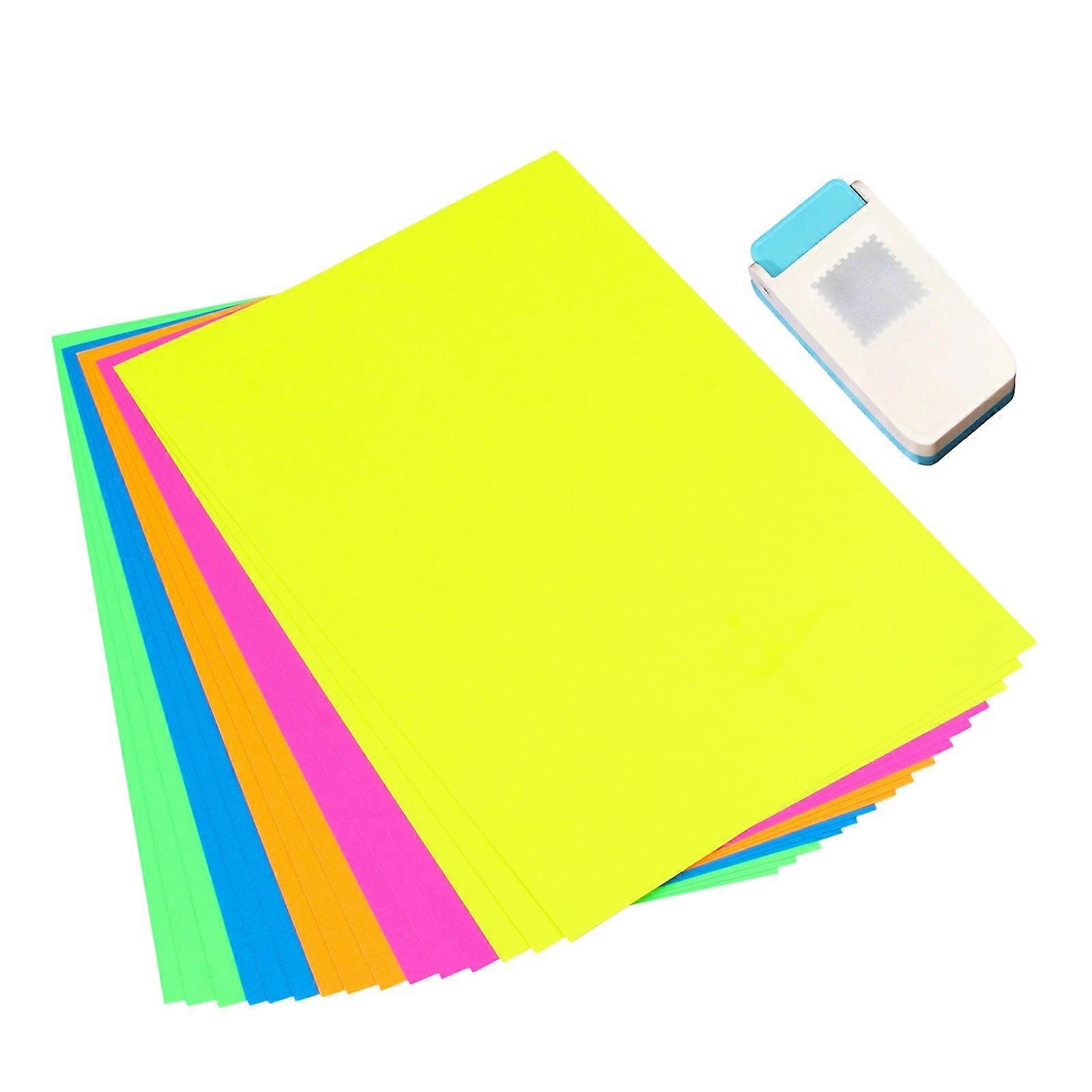 Square Postage Stamp Punch Shape Cutter Tool Portable Compact Multipurpose Hole