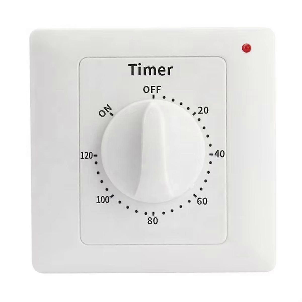 Water Pump Timer Switch Socket Household Power Control Mechanical 120 Minutes Countdown Turn Off Au