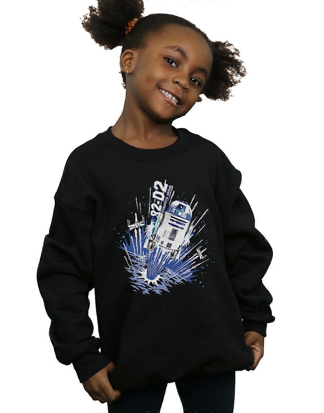 Explosão de R2-D2 de meninas Star Wars fora moletom