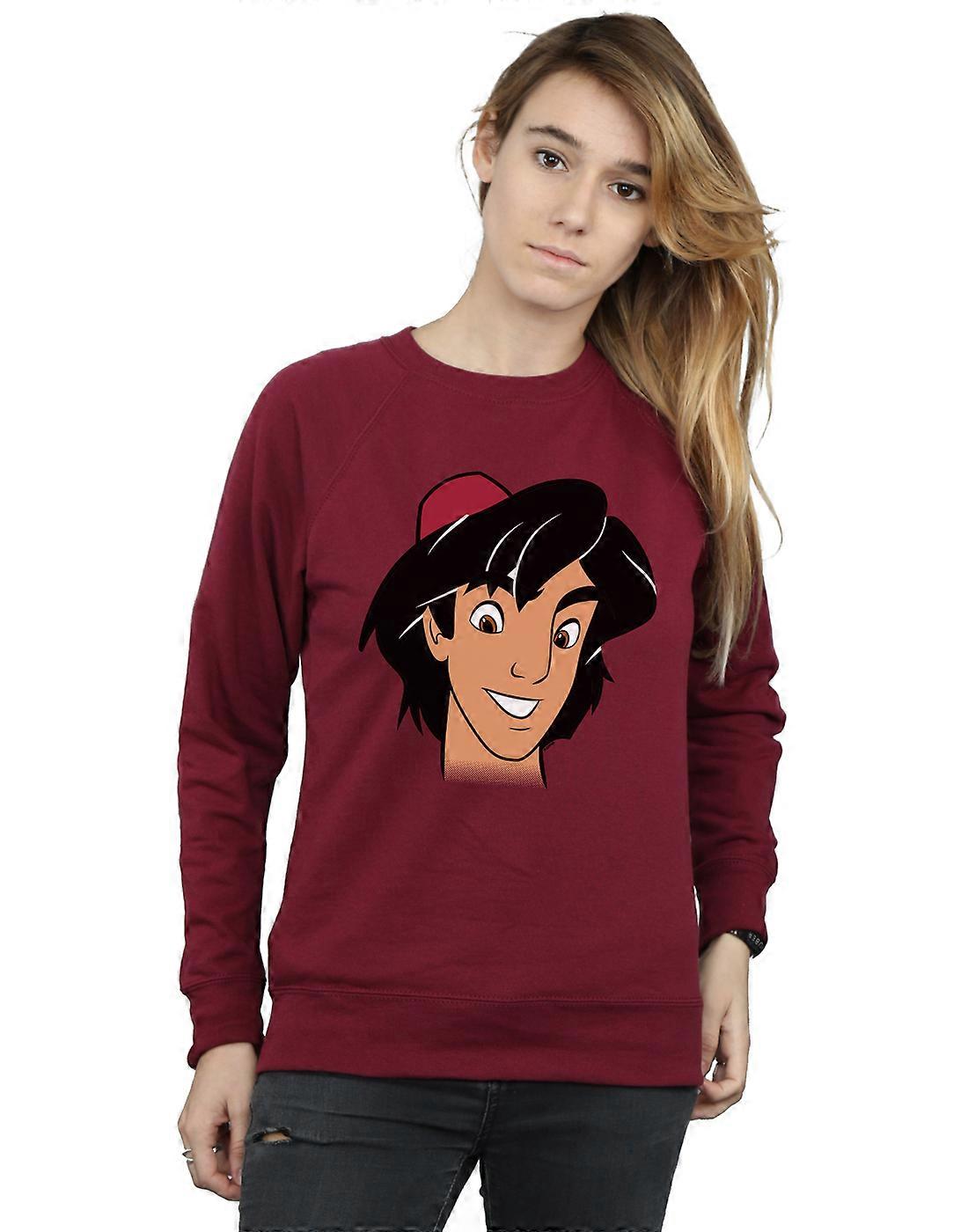 Disney Women's Aladdin Headshot Sweatshirt