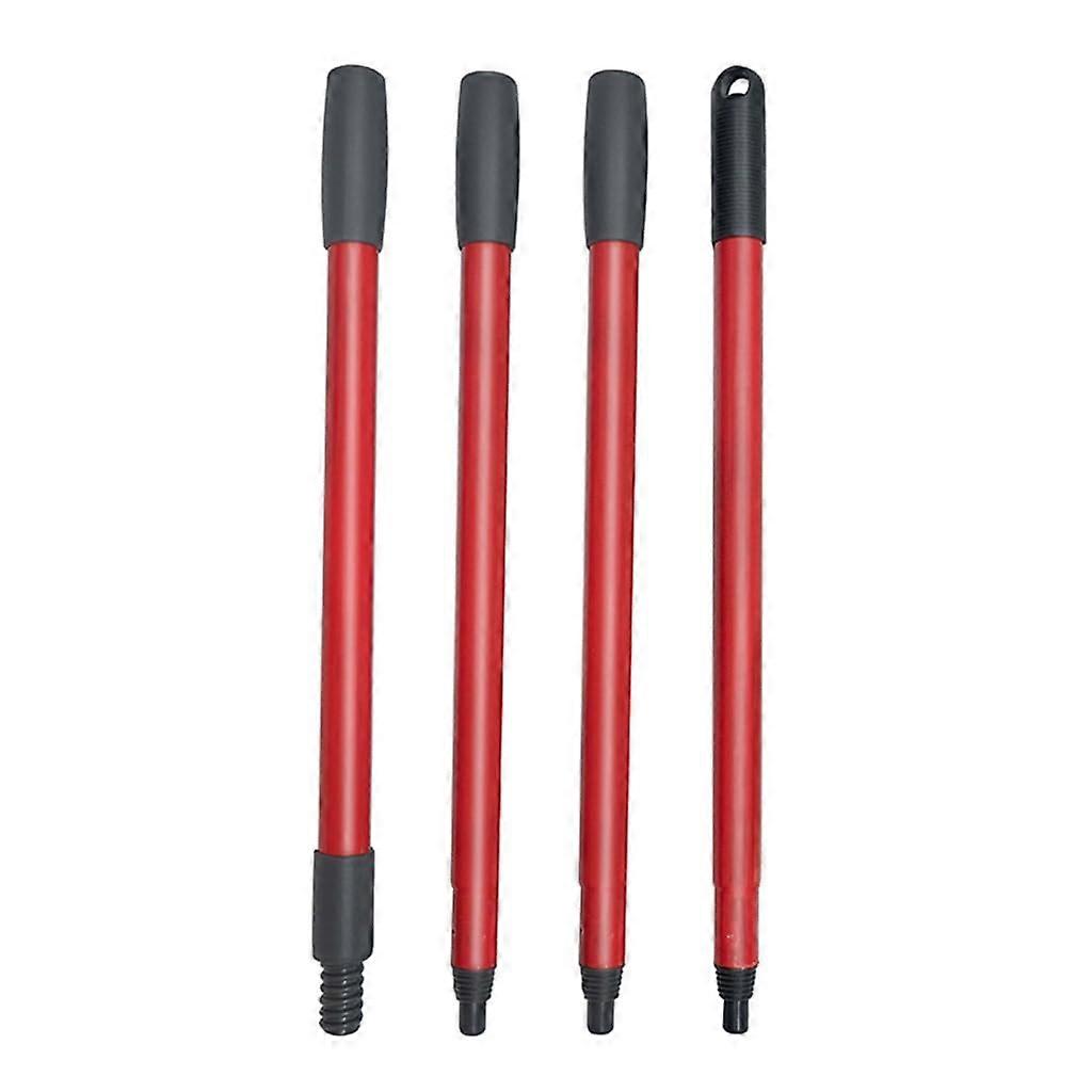 4PCS Adjustable Mop Handle Replacement with 4Section Metal Extension for Floor Cleaning