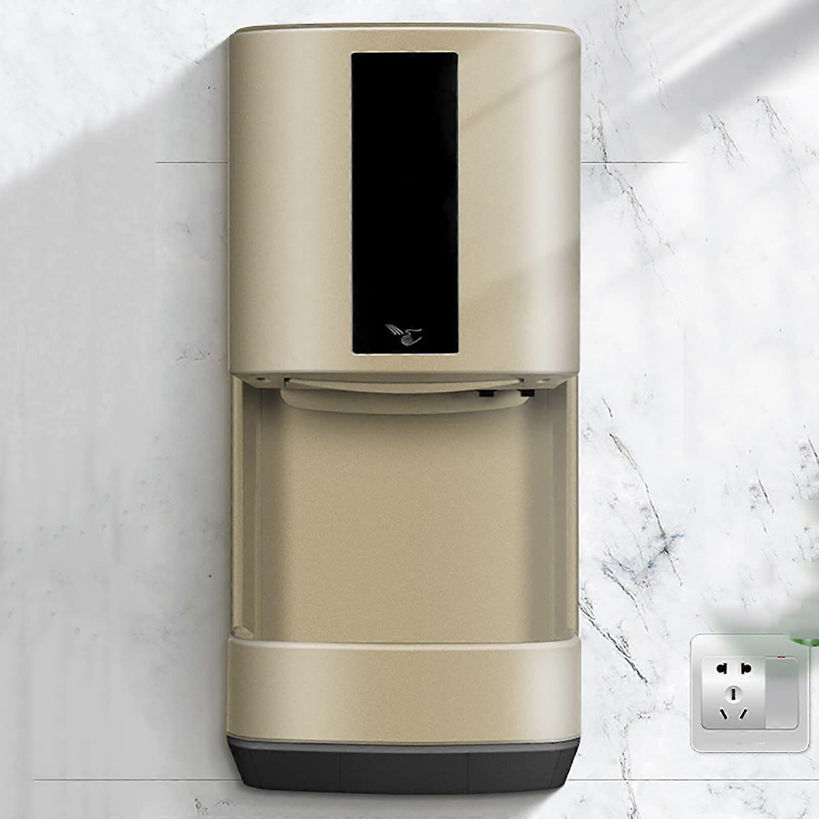 Automatic Hand Dryer with HEPA Filter, Wall Mounted Speed Drying for Bathroom, Gold 1200W
