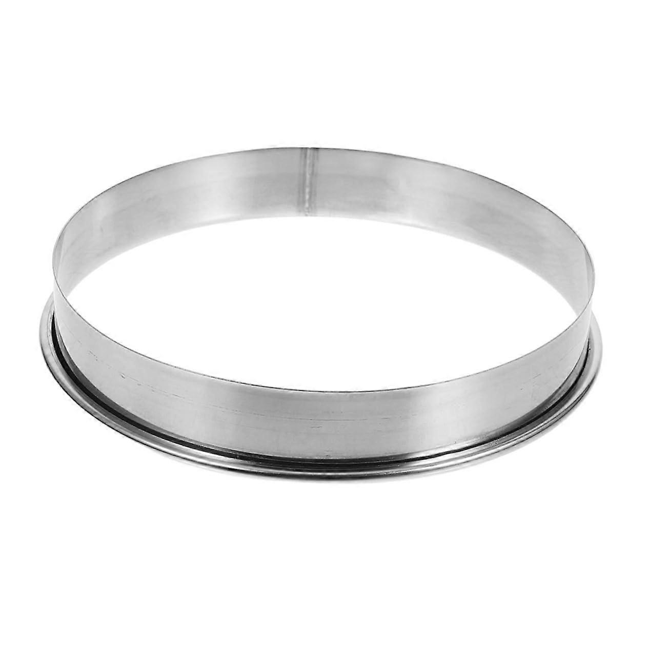 Pizza Ring Stainless Steel Saucing Ring for Even Topping Distribution MultiPurpose Baking Tool