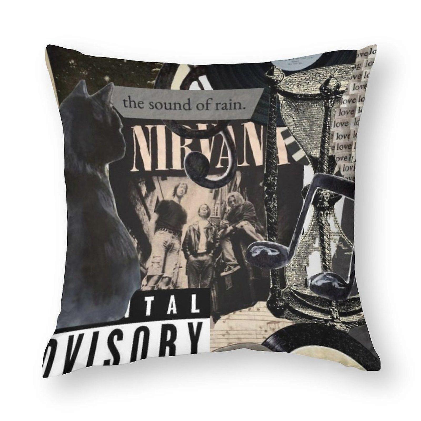 Nirvana Throw Pillow Covers Decorative Handmade Layered Galaxy Neutral for Chair