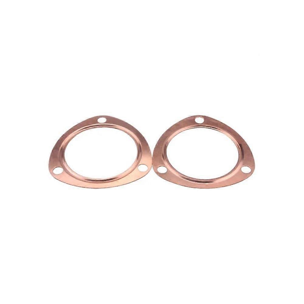 Reusable Copper Exhaust Header Collector Gaskets 2.5 3 3.5 Inch for SBC BBC Performance Engine