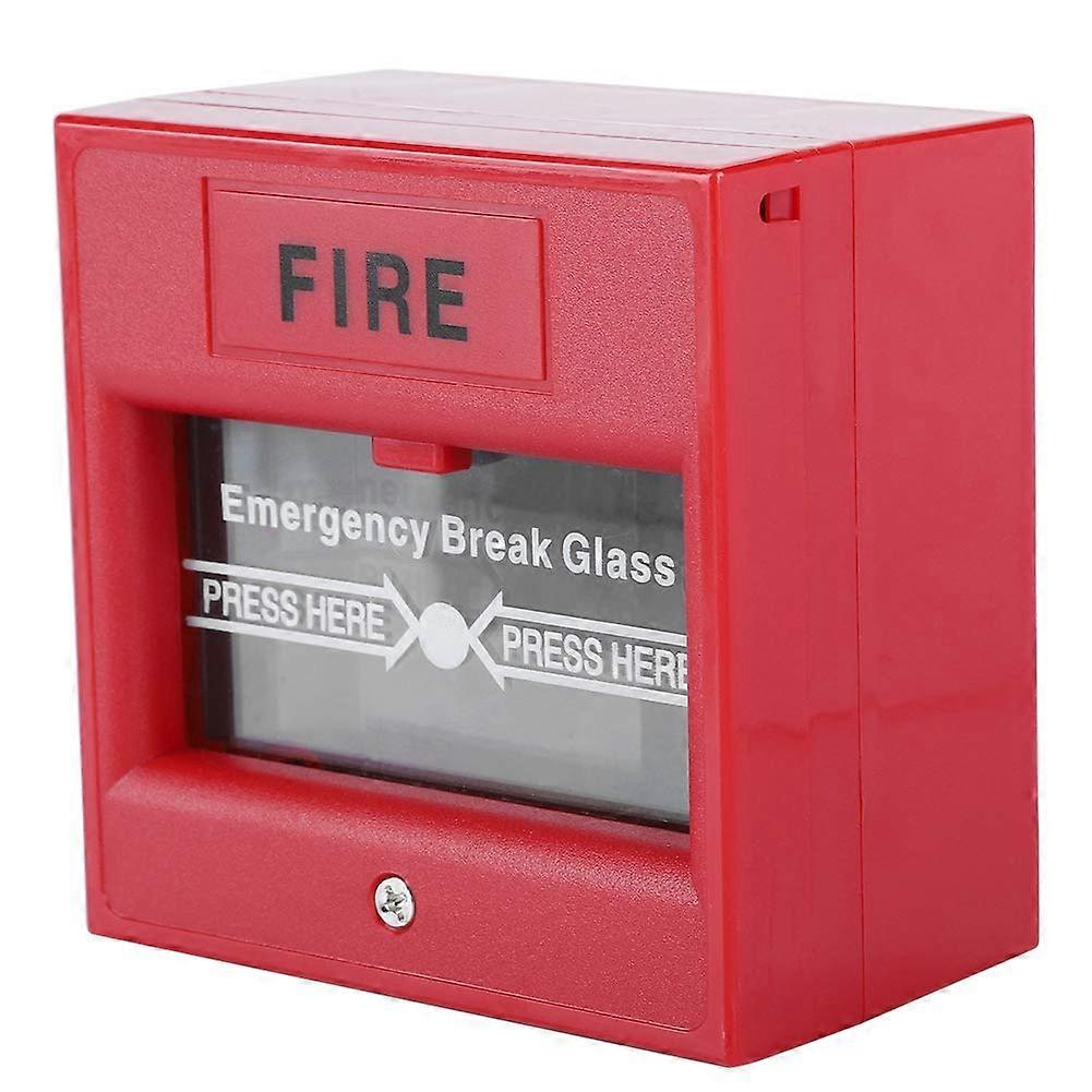 Fire Alarm Break Glass Call Point with Fireproof Sandblasting Panel for Emergency Exit Release